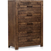 dawson dark brown chest   