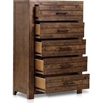 dawson dark brown chest   