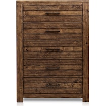 dawson dark brown chest   