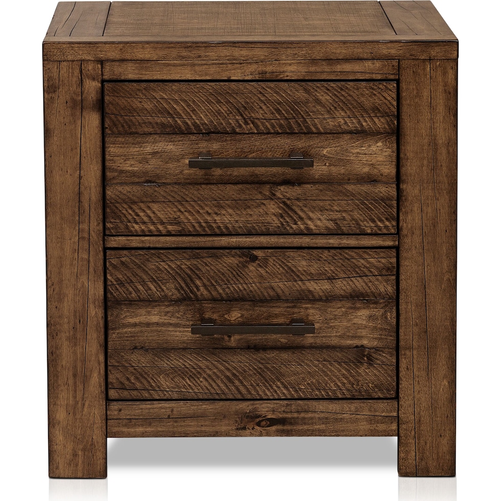 dawson dark brown nightstand   