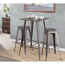 dax gray bar stool   