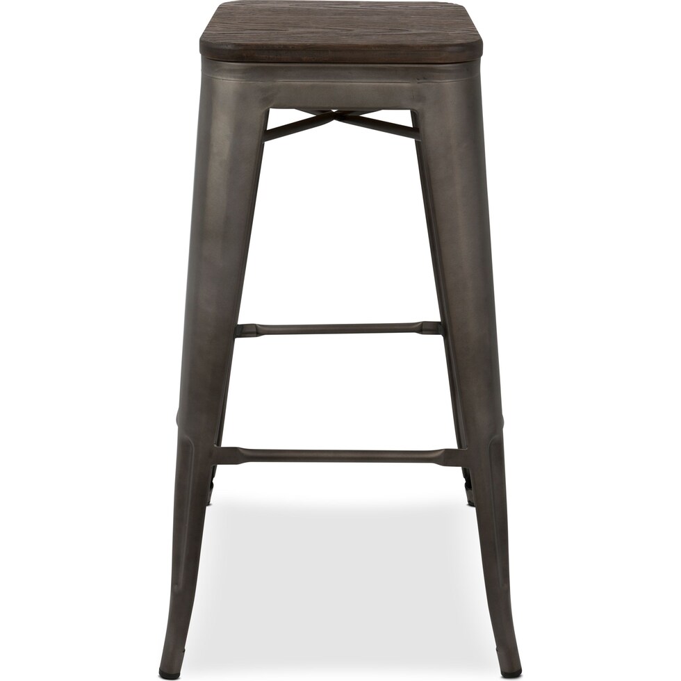 dax gray bar stool   
