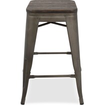 dax gray counter height stool   