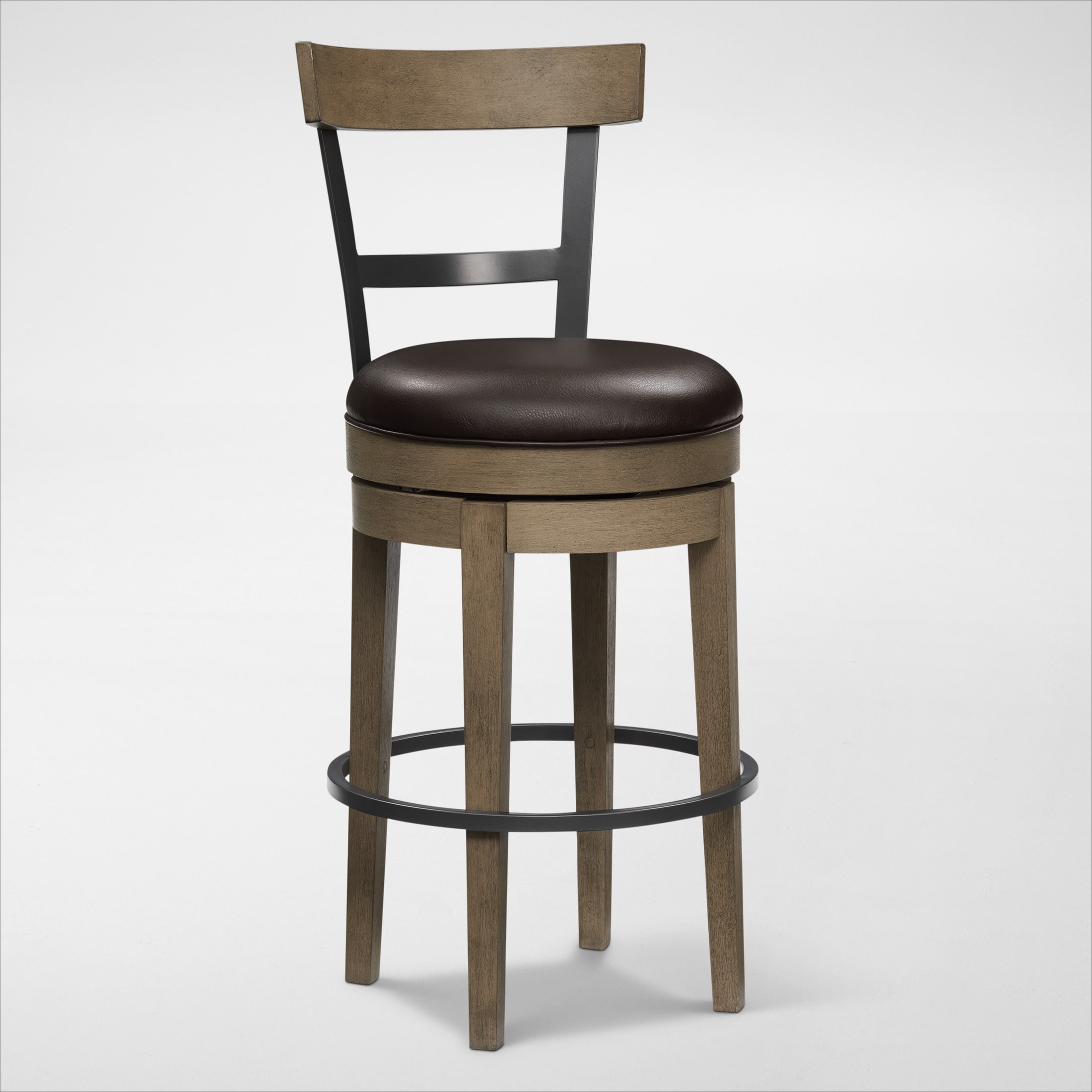 Deacon Bar Height Swivel Stool Value City Furniture