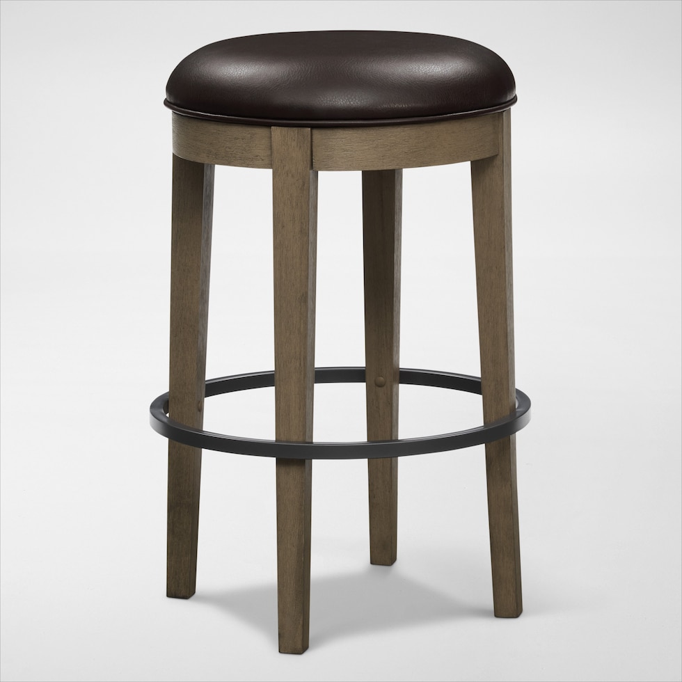 deacon gray bar stool   