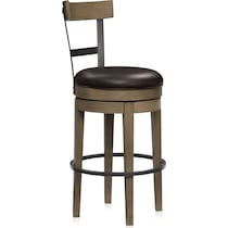 deacon gray bar stool   