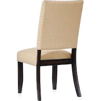 dean light brown dining chair   