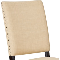 dean light brown dining chair   