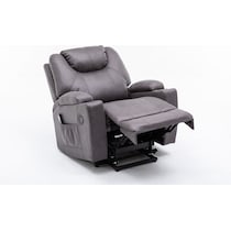 deans gray recliner   