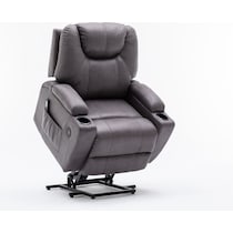 deans gray recliner   
