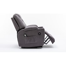 deans gray recliner   