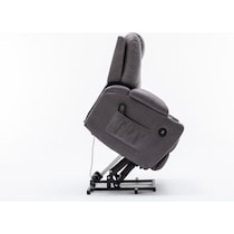deans gray recliner   