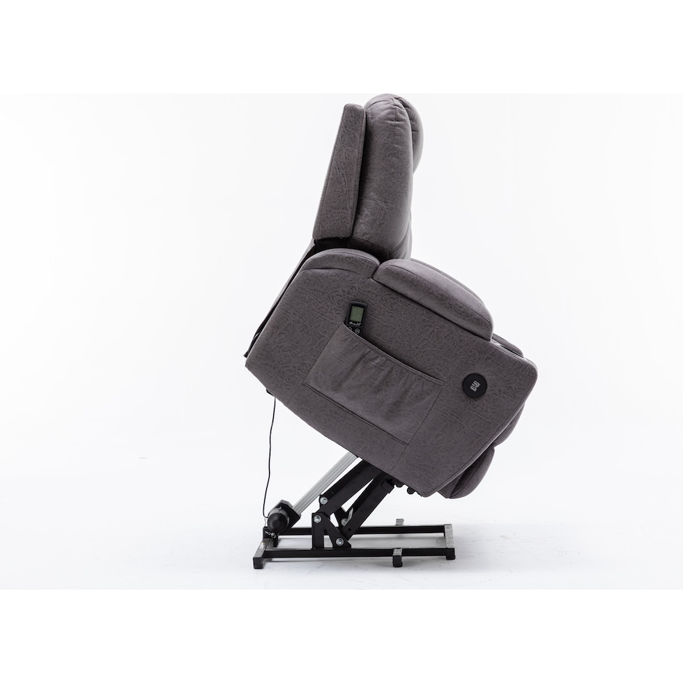 deans gray recliner   