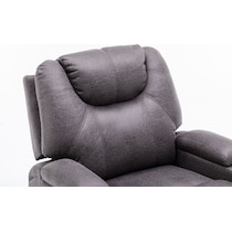deans gray recliner   