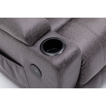 deans gray recliner   