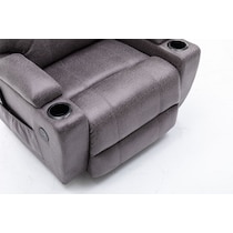 deans gray recliner   
