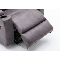 deans gray recliner   