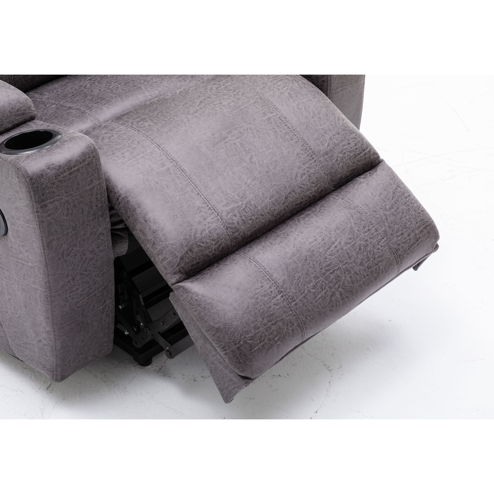 deans gray recliner   