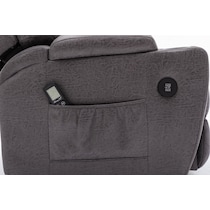 deans gray recliner   