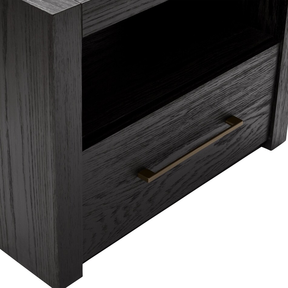 decker dark brown nightstand   