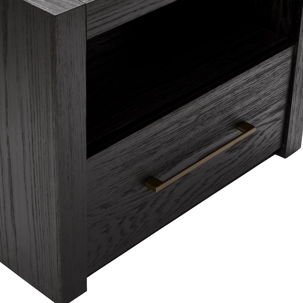 decker dark brown nightstand   