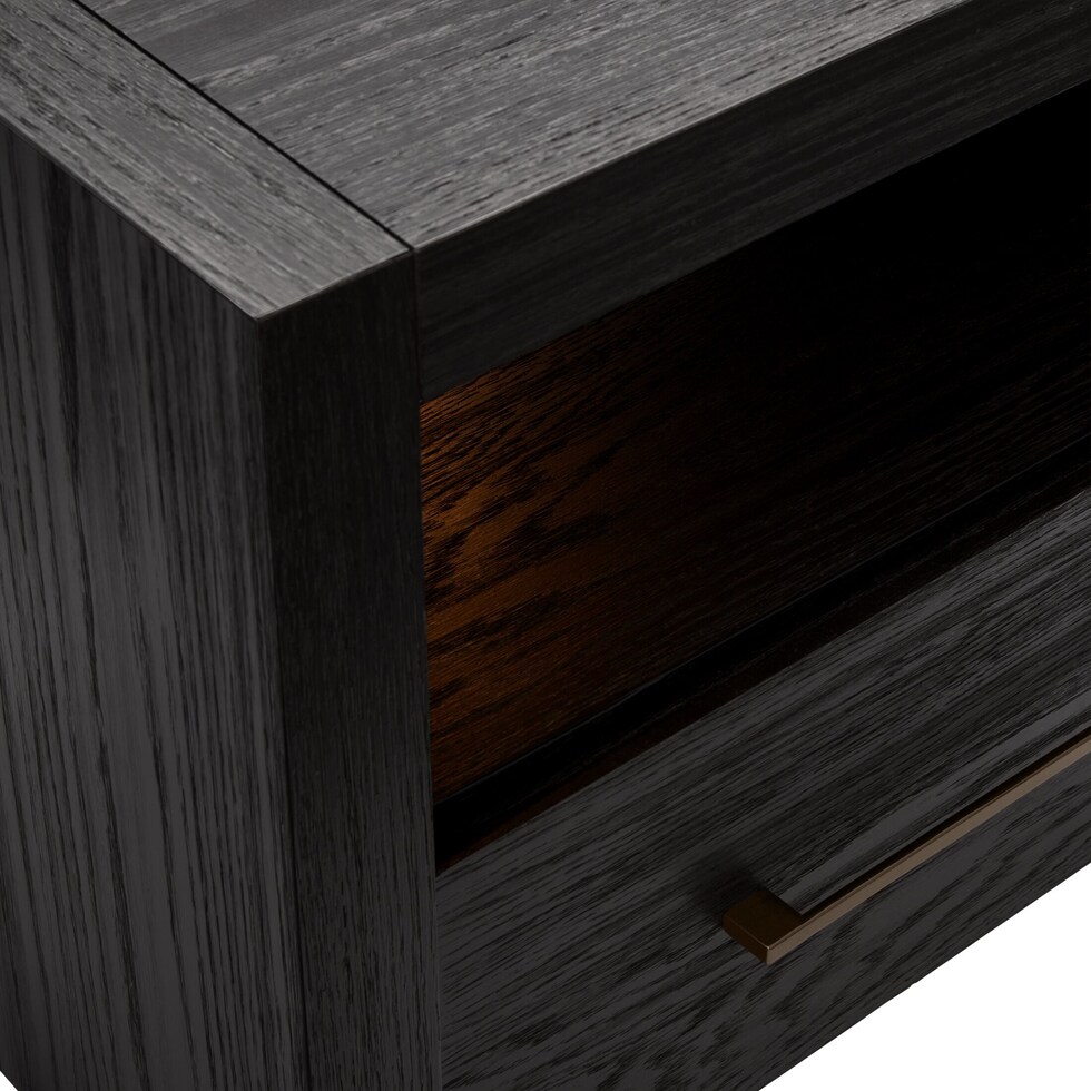 decker dark brown nightstand   