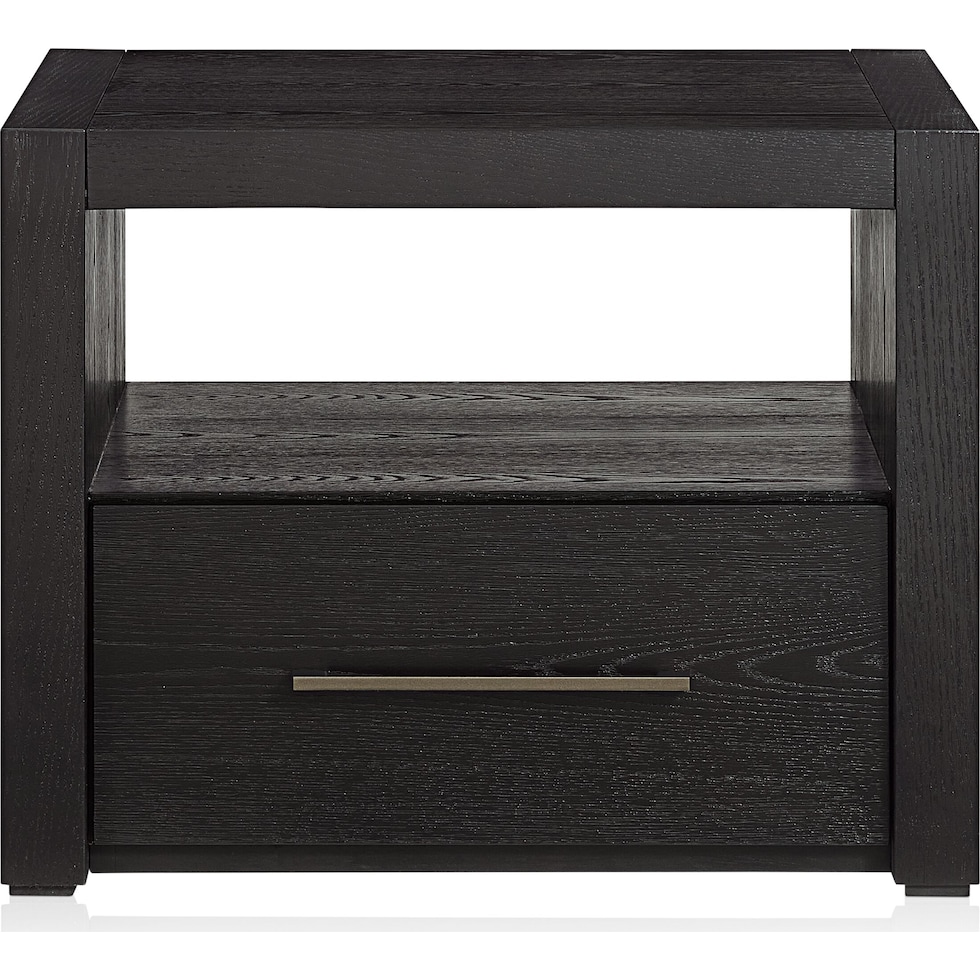 decker dark brown nightstand   