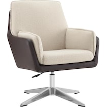 decter natural and brown accent chair   
