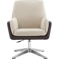 decter natural and brown accent chair   