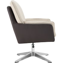 decter natural and brown accent chair   