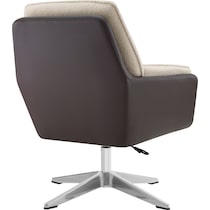 decter natural and brown accent chair   