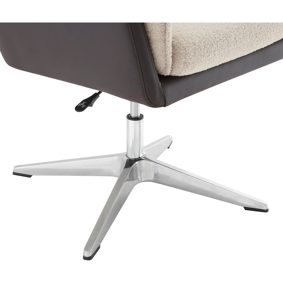 decter natural and brown accent chair   