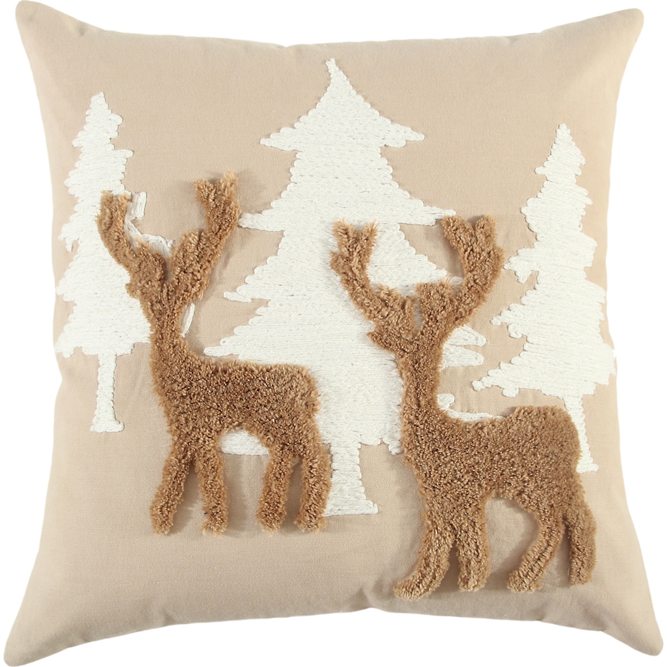 deer neutral pillow   