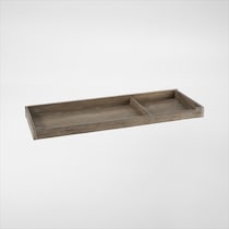 deilia dark brown changing topper   