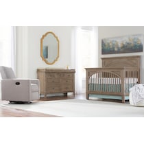 deilia dark brown changing topper   
