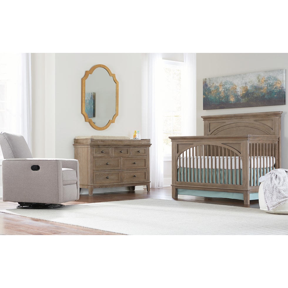 deilia dark brown changing topper   