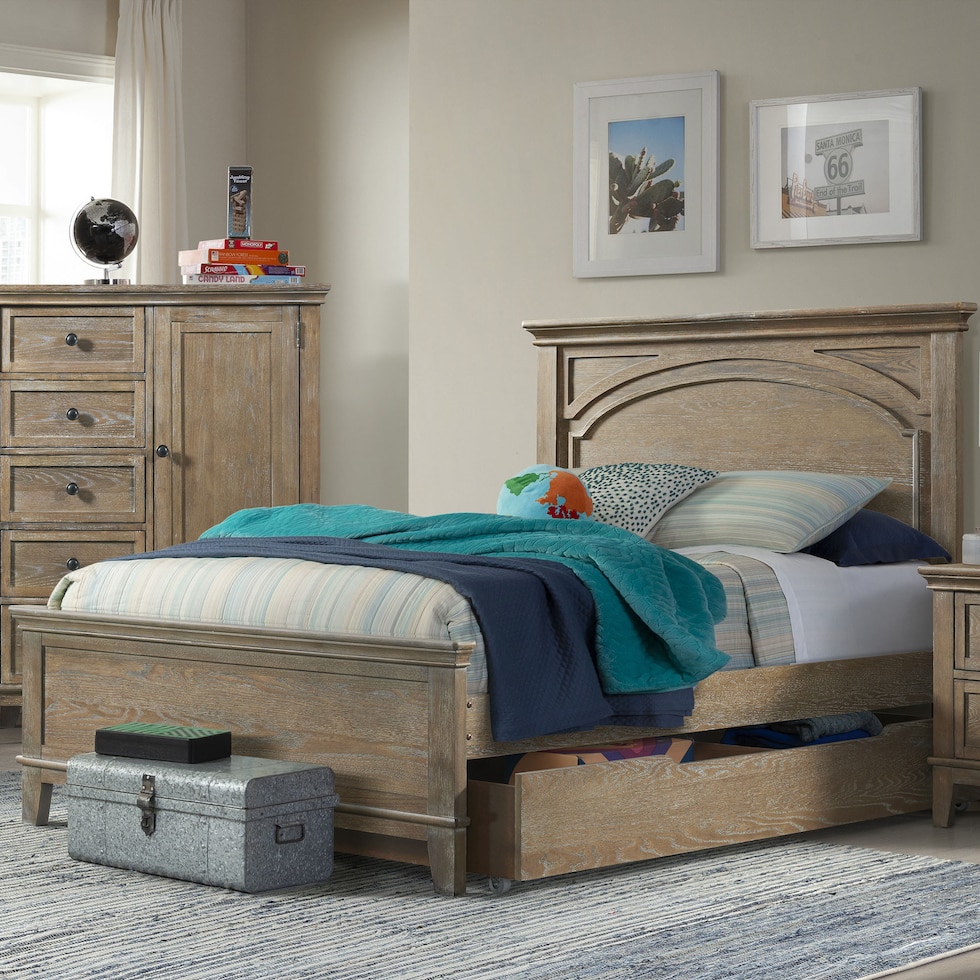 deilia dark brown door chest   