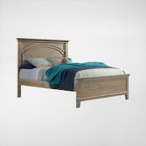 deilia dark brown full bed   