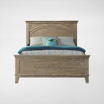 deilia dark brown full bed   
