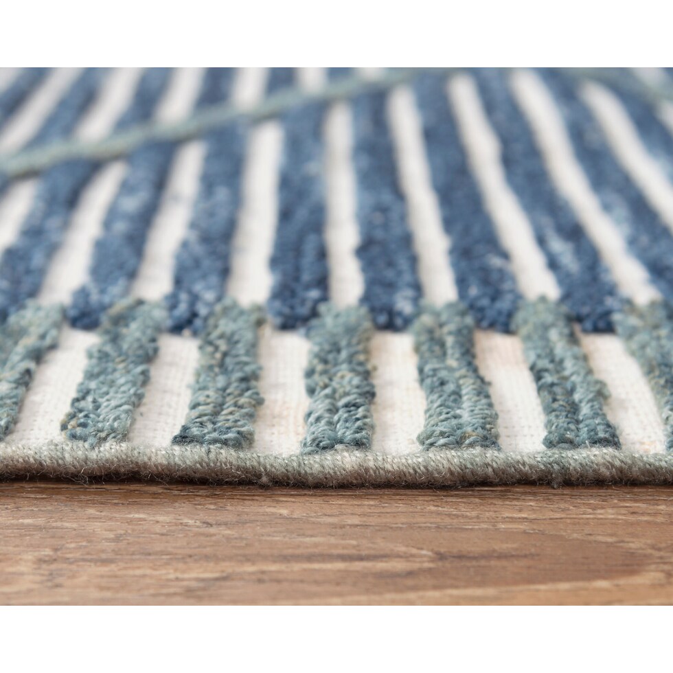 deja blue outdoor area rug   