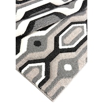 deji gray area rug  x    
