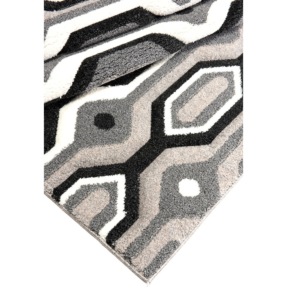 deji gray area rug  x    