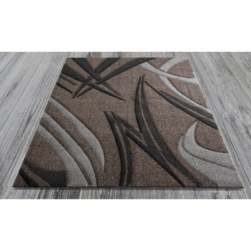 deji gray area rug  x    