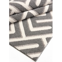 deji gray area rug  x    