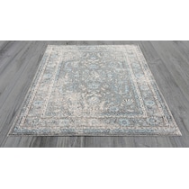 deji silver area rug  x    