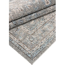 deji silver area rug  x    