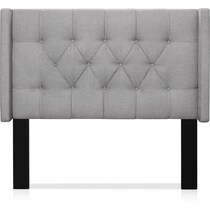delaney gray full queen headboard   
