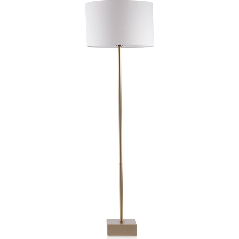 delano gold floor lamp   