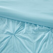 delilah blue twin bedding set   