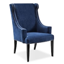 delshire blue accent chair   